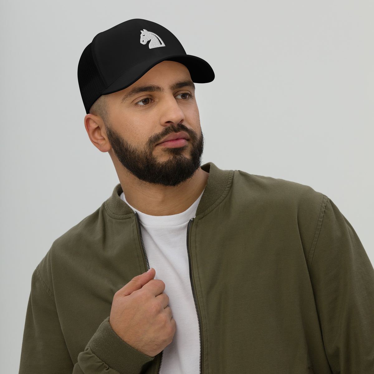 The Shakh Strategic embroidered trucker cap — view 2
