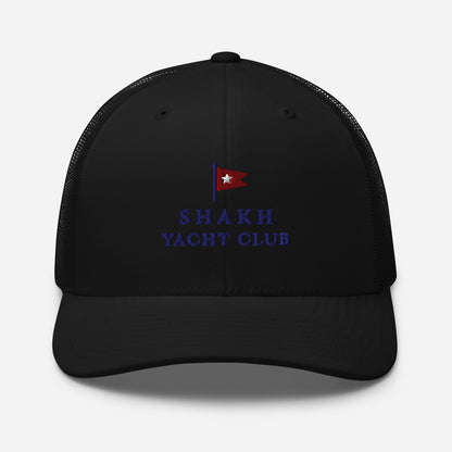 Obsidian Edition embroidered trucker cap, black — front