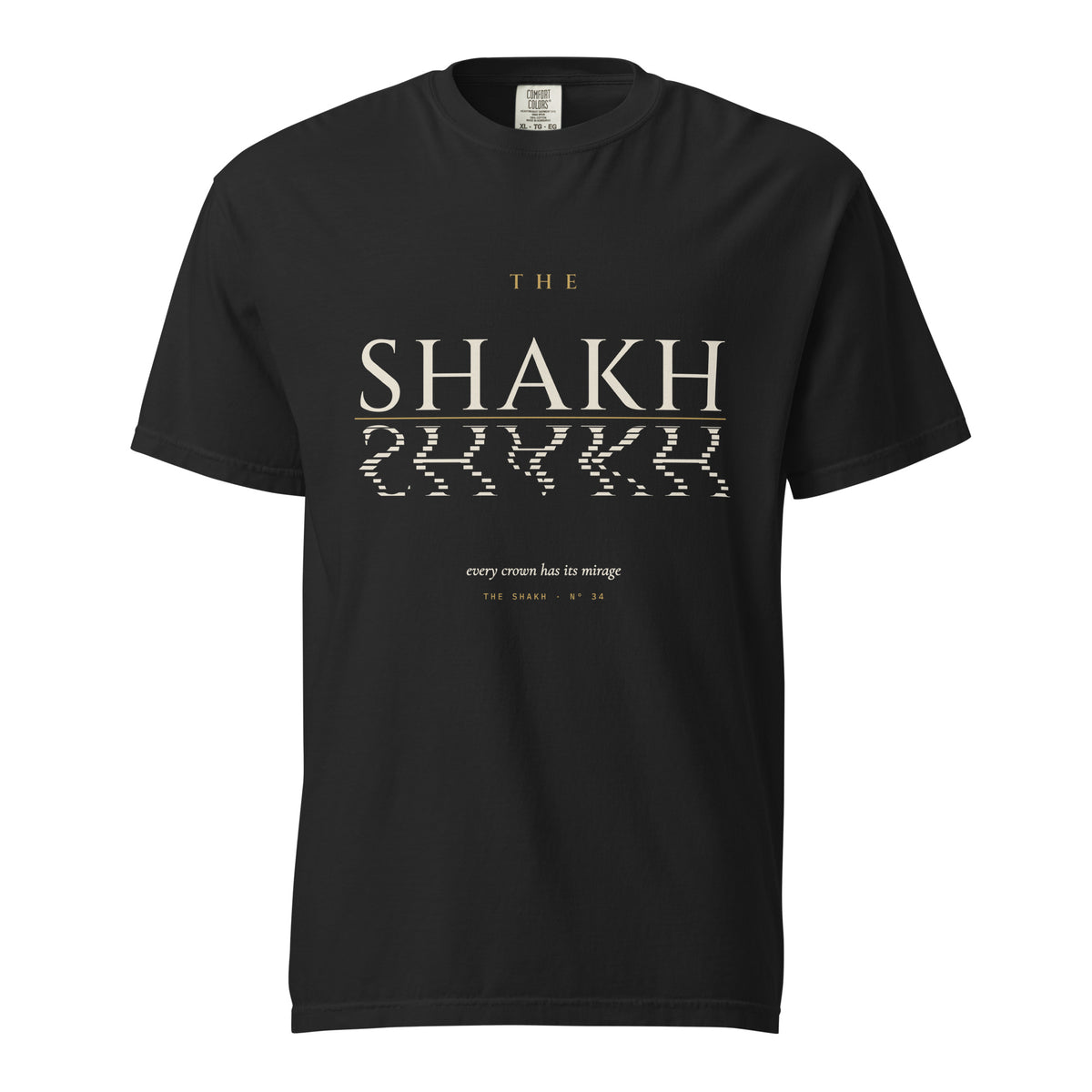 The Endgame heavyweight graphic t-shirt, black — front