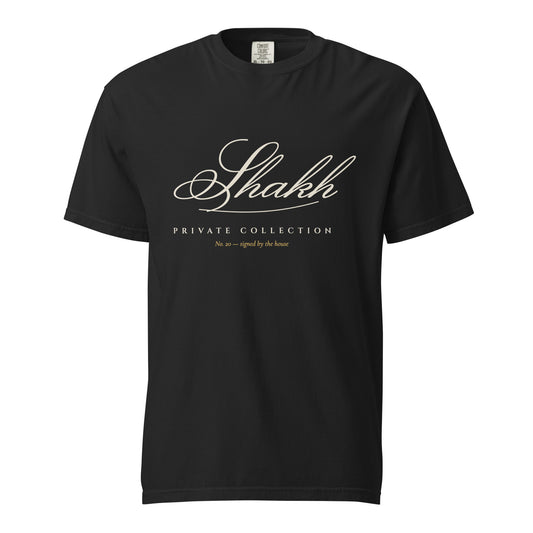 Knight's Move heavyweight graphic t-shirt, black — front