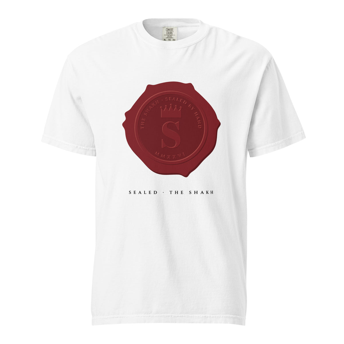 The Vizier heavyweight graphic t-shirt, white — front