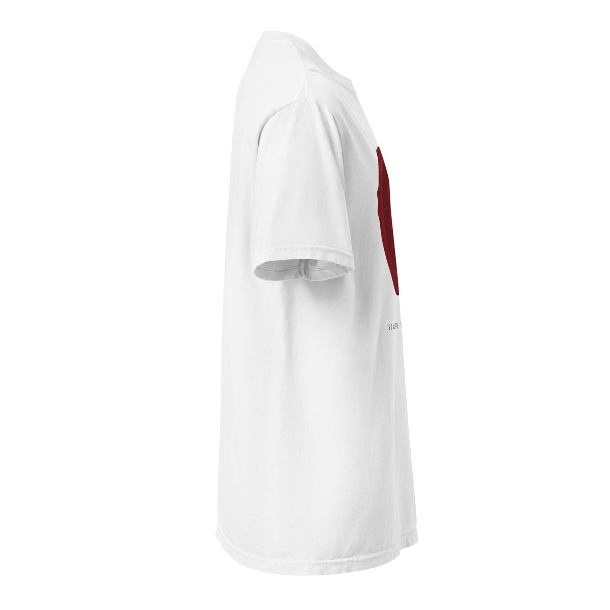 The Vizier heavyweight graphic t-shirt, white — right side